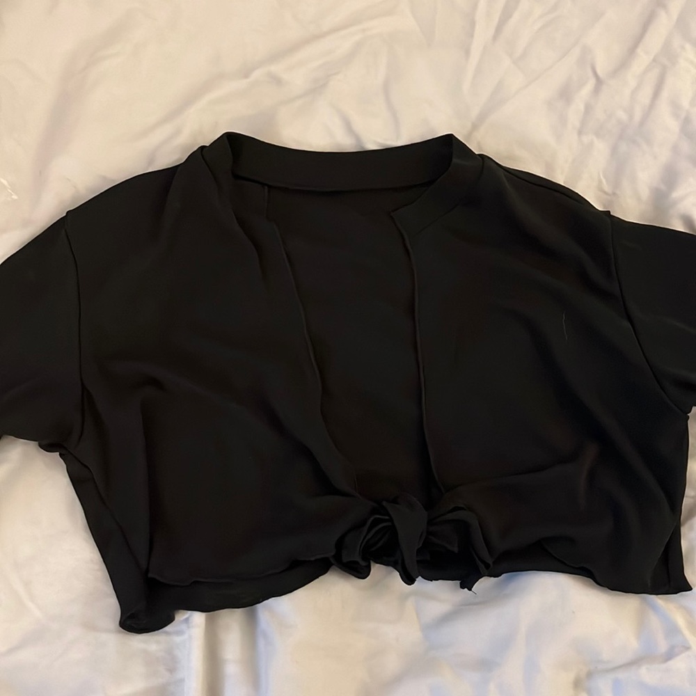 Black Crop Top